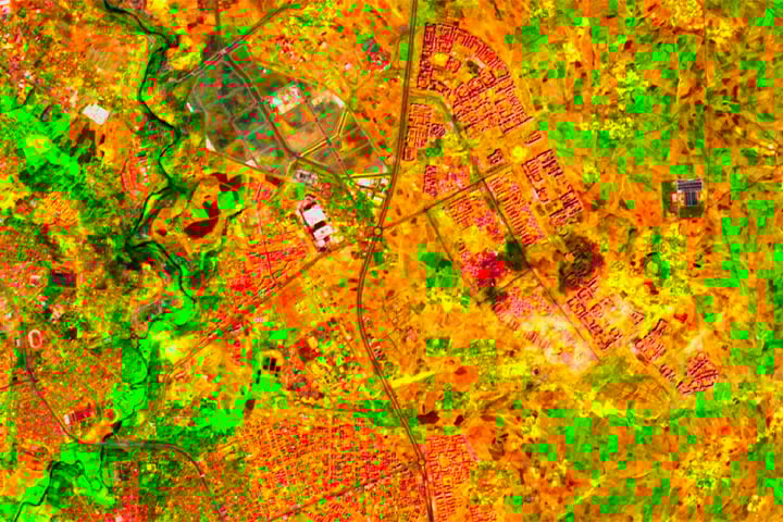 GEO-GEE project: Urban agriculture intensity with EO technology